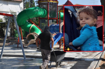  بالصور: افتتاح حديقة للأطفال في حي بن يهودا باللد يحمل اسم الطفلة ياسمين ابو غانم